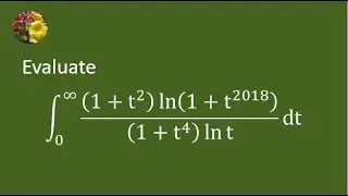 A tricky logarithmic integral  solved with must know basic techniques