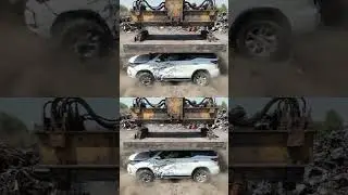 Fortuner SUV CRUSHED by Hydraulic Press 😱🔥 #Shorts