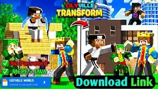 🔥 LILYVILLE LATEST WORLD DOWNLOAD 🔴| ANSHU /GAMER FLEET World Download ⭕ l Lilyville SMP New Video 🤩