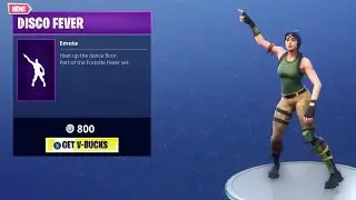 FORTNITE DISCO FEVER DANCE! | Fortnite
