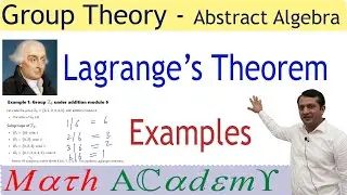 Lagrange's Theorem Examples in Group Theory | Step-by-Step Explanation | Group Theory
