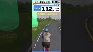 Base Training: Day 10 - Zone 2 #zwift #zwiftcycling #indoorcycling #cyclingjourney #short  #shorts