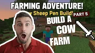 BUILD A COW FARM #MINCRAFT NEW VIDEO GAMEPLAY-5