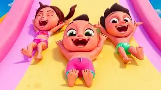La chanson du toboggan pour enfants 🌊 Animation fran&ccedil;aise amusante pour enfants | Baby Berry