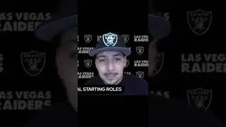 No real starters for this team #raiders #nfl #shorts
