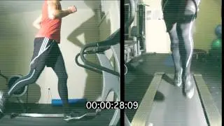 Diego's running gait