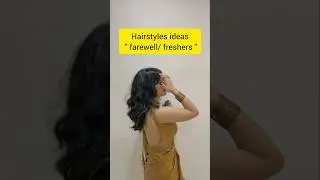 Hairstyles ideas farewell/ freshers #hairstyle #farewell #freshers
