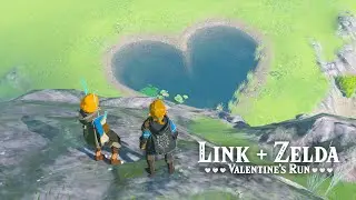 Link + Zelda Valentine's Run - TotK Treadmill Run Along
