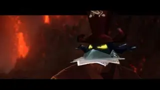 Anakin vs Obi Wan but Obiwan is Razorbeard from Rayman 2