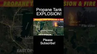 BREAKING NEWS: Propane Tank Explosion & Fire Near Bemidji, MN