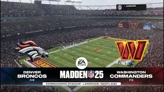 Madden 25 - Commanders Franchise - Simulation - Xbox one - Season 2 Week 14