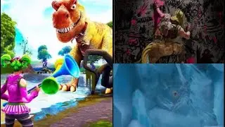 Dinosaur Is Destroying The Map! Neo Tilted Losing Power! Bunker Jonesy Is Losing His Mind?!