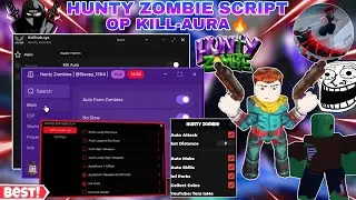 🧟&zwj;♂️Hunty Zombie[Update 1.5] Script/Hack Keyless/Get-Key Auto-attack/Ult🔥,Kill-Aura,Auto-Helicopter🤩
