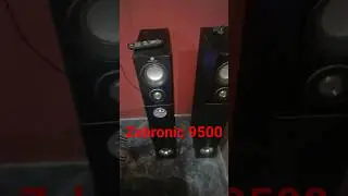Zebronic 9500 dj tower speaker high bass test#viral#shorts