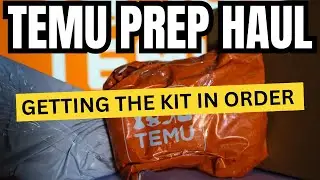 🛒TEMU Haul for Getting My Preps In Some Order and Kit Mods