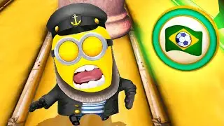 Sea Dog Minion In Brazilian Soccer ! Despicable me minion rush game