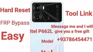 P40Itel P40 Hard Reset | Itel (P662L) Pattern Lock Remove | Android 12 | Password Forgot