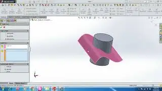 #Solidworks#Features##Draft feature 2 -Parting line