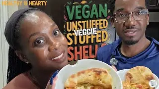 Unstuffed Vegan Shell Pasta | Gym Talk & Ricotta Recipe | T&J Cooking
