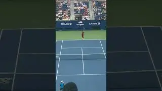 Tiafoe set point and a Nishioka racket smash