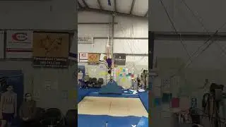 The mat smelled like feet and sadness 😔 #flip #gymnast #trampoline #shorts