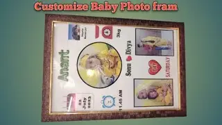 Customize Baby Photo Fram #babyframes #frames #baby #babyboy #babyframe #instagram #trending 