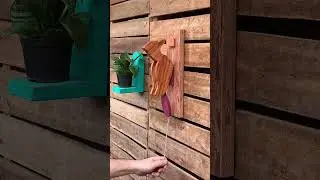 Amazing Woodpecker Door Knocker :-)