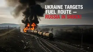Ukraine Railway Explosion: 1000 Tons of Diesel Destroyed After Massive Train Blast
