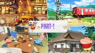 Shinchan and Shiro-The coal Town | Walkthroughs Gameplay🎮🕹️ |しんちゃん＆シロ - 炭鉱の町 | ウォークスルーゲームプレイ