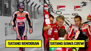 Beda Cara Marquez dan Rossi Saat Sama Sama Pindah ke Ducati