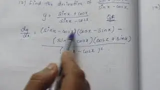 CBSE NCERT CLASS 11 MATHS LIMITS & DERIVATIVES MISCELLANEOUS EX SUM 17 (SOLUTION IN ENGLISH)