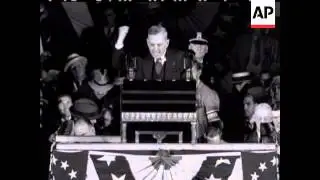 ALF LANDON  ELECTIONEERING IN USA - SOUND