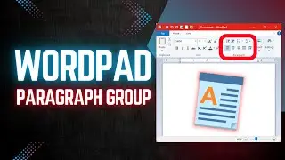 WordPad Paragraph Group Options Indent, Alignment, Line, Paragraph Spacing, & More! | Wordpad Lec3