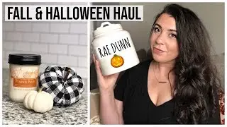 Fall & Halloween Decor + Swan Creek fall/christmas Candles!