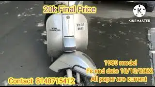 Vintage Scooter for Sale | 1989 vespa scooter | Scooter lovers | Bike lovers | Scooter collections