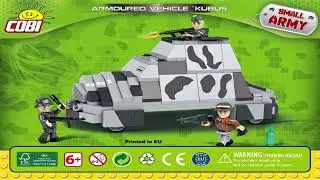 Cobi Instructions | Small Army / WW2 | 2375 | Armored Vehicle 