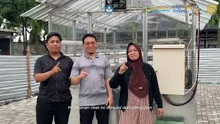 Rumah Pengering Transparan ditenagai Solar Cell  Power dilengkapi Pengatur Suhu dan Kelembaban