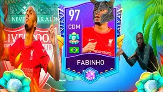 97 FABINHO FIFA MOBILE 22 PLAYER REVIEW GAMEPLAY BEST CDM??  #fifamobile22 #tropicaltourfifamobile22