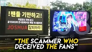 Chinese Fans send Support Truck for Joshua; While a Porsche Protests for His Exit from Seventeen