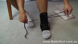 McDavid Deluxe Lace Up Ankle Brace With Inserts A101