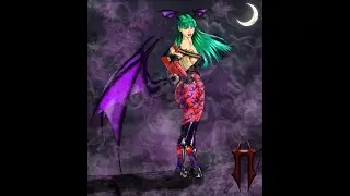 Light Speed Art- Morrigan Aensland