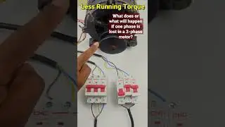 What will happen if one phase is lost in a 3-phase motor|Phase removed from induction