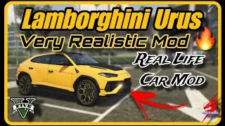Lamborghini Urus Gameplay - Very Realistic Mod - Real Life Car In GTA V.