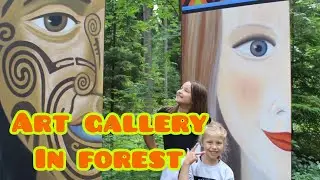 Art gallery in forest#Latvia🇱🇻