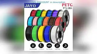 #JAYO petg 3d printer filaments PETG 5Rolls 1.75mm Mixed Color Bubble Free FDM 3D Printer Material