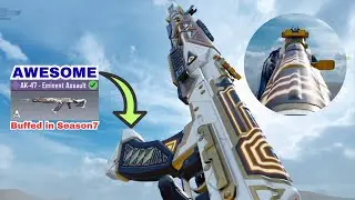 After Season7 Buff AK47-Eminent Assault is so Awesome❤️Best AK47 Gunsmith❤️CODM MP RANKED GAMEPLAY 
