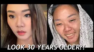 LA 🌴 DAILY VLOG #4 - LOOK 30 years older WITH MAKEUP?! 😱👵🏻