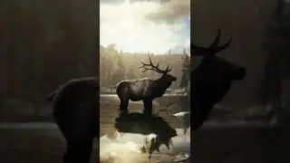 Elk roaming Red dead redemption 2 #shorts
