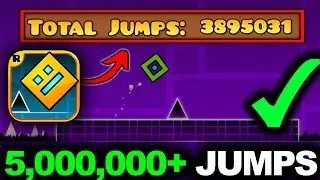Как быстро набирать прыжки в Geometry Dash (1 000 000 прыжков в минуту) - Лучший способ