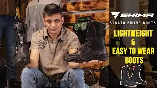 SHIMA STRATO I Touring Boots I Auto Lace Tightening Mechanism I Review